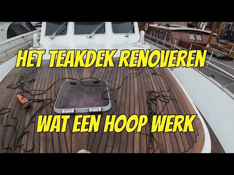 TEAKDECK RENOVIERUNG Teil 1 EP 292 (Yacht-Vlog)