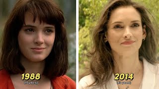 Winona Ryder evolution 1986 To 2024