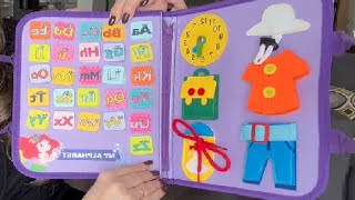 hahaland Busy Board, Montessori Spielzeug für 3 jährige Mädchen, Geschenkideen zum Geburtstag  Rezen