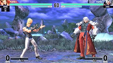Hardest level Boss Challenge - Team KOF Protagonist vs Omega Rugal - KOF XV