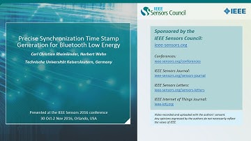 Precise Synchronization Time Stamp Generation for Bluetooth Low Energy