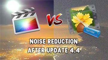 FCPX 10.4.4 new built in Noise Reduction vs. Neat Video Comparison | best noise reduction