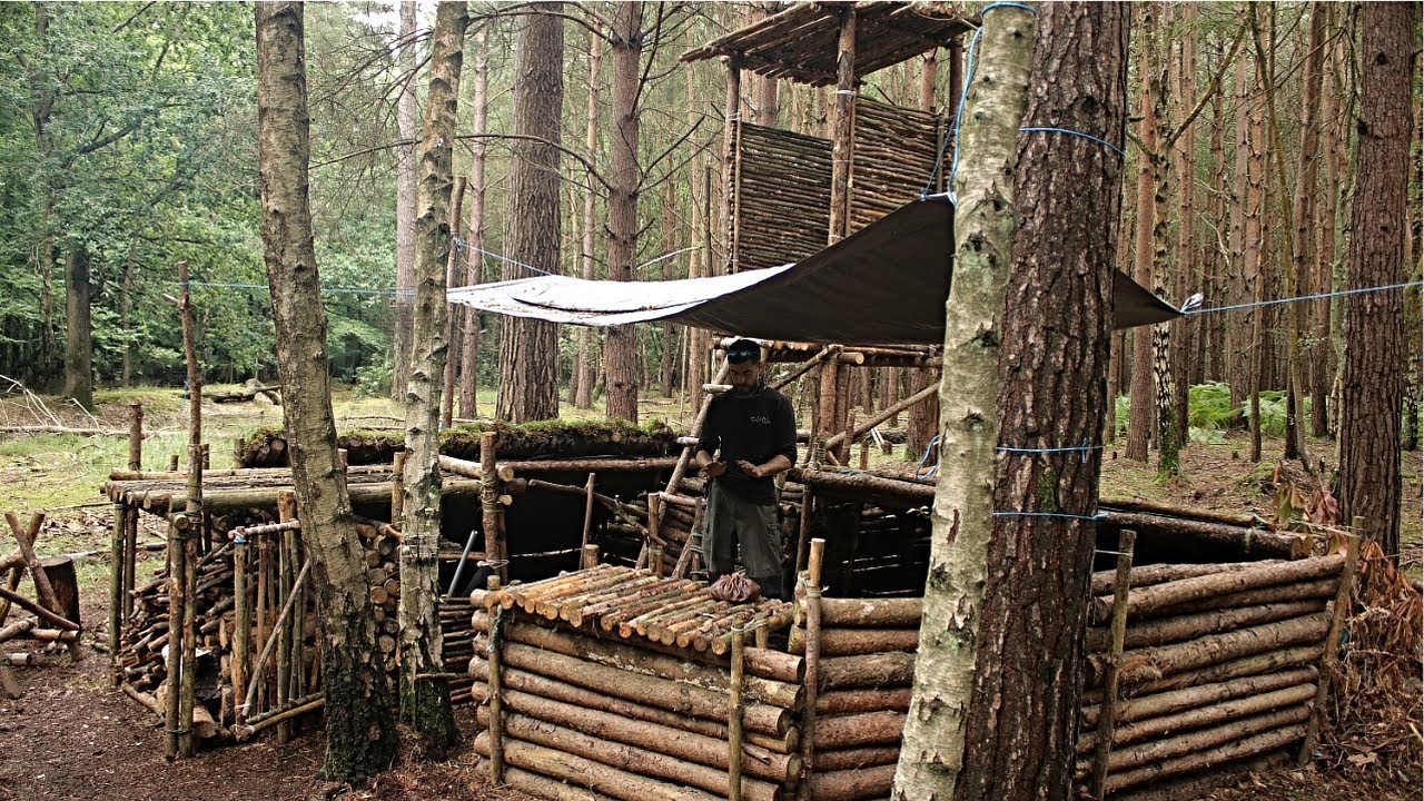 Bushcraft & Fishing - Catch and Cook Fresh Fish on the Grill at The Bushcraft Camp - YouTube