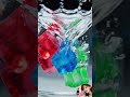 Colorful Ice Cube ASMR ❄️ Super Relaxing Cold Sounds 4K #water #relaxing #blue