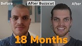 Hair Growth Time Lapse 3 Months - From Buzz Cut - YouTube
