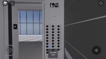 Otis Series 4 elevators at Quest Tower 2.0 in Roblox