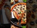 The Pizza With Cheese And Olives  La pico kun fromaĝo kaj olivoj #foods #pizza #esperanto #conlang
