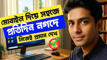 মোবাইল দিয়ে সহজে প্রতিদিন নগদে(নিজেই দেখো) | সেরা টেলিগ্রাম বট রিভিউ | New verified Telegram bot