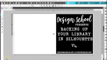How to backup/export and import your silhouette library