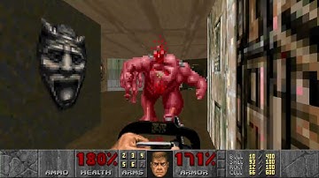 Doom 1 E2M5:  Command Center Ultra Violence Walkthrough  100% Secrets 100% Kills UHD New Patch