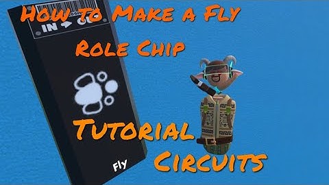 | Recroom | How to make a Fly role chip