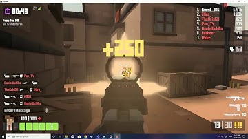 Krunker Gameplay AK  (66 - 6 & Nuke) FFA  (world record in FFA?!?)