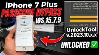 Iphone 7 + 15.7.9 Passcode Bypass with Unlock Tool Free 