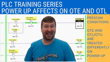 How Power Up Affects an OTE vs an OTL/OTU in an Allen Bradley Micrologix PLC.