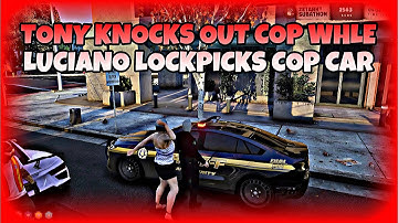 Tony Knocks Out Cop while Luciano Lockpicking Car | Cypress | NoPixel GTA RP | NoPixel Clips
