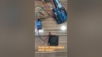 relay interface with Arduino|amazing experiment|dc motor fan