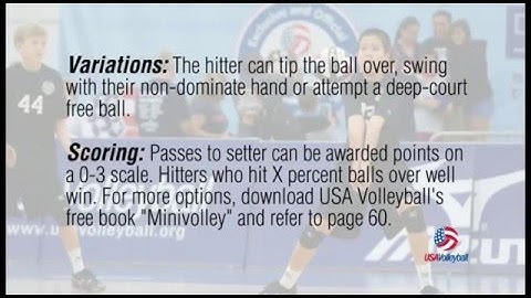 USAV Drill Video Pass Set Hit
