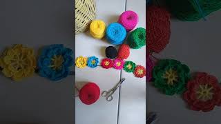 como hacer flor tejida a ganchito para blusa tabasqueña parte 2