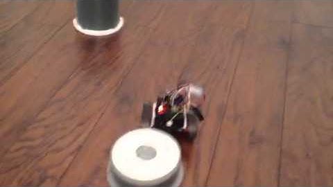 Mini Sumo Robot (Cyclops) First Test