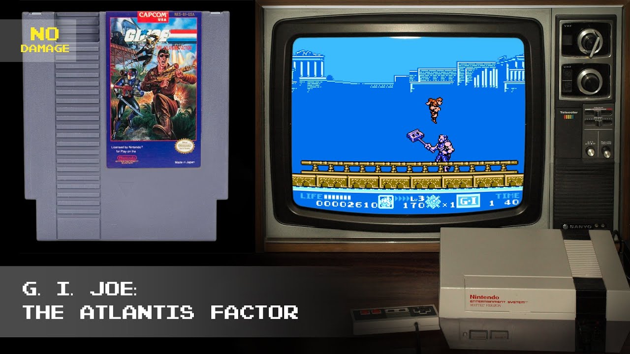G.I. Joe: The Atlantis Factor (U) NES - Solo Perfection, No Damage Run!