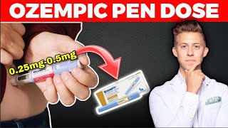 Ozempic 1mg pen clicks. || How to dose Ozempic pen into 0.25 mg & 0.5 mg.