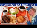 Airline food during the golden age of air travel