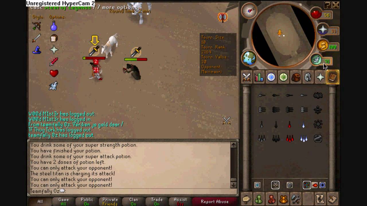 Ozank - Duel Tourny - Fast Cash - 138 cb only