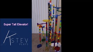 KStevPlays - Marble Run with Super Tall Elevator!