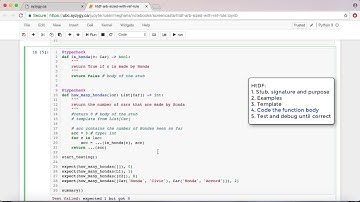 Module 5: How to Design Functions for arbitrary-sized data (example b)