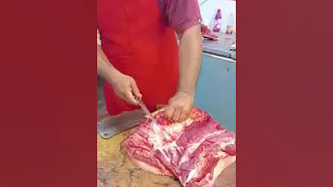 How to breakdown pork carcass.