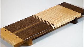 Serving Tray with 3 Types of Joinery