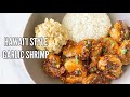 Hawaii style garlic shrimp