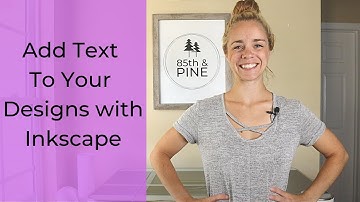 How to Add Text on Inkscape to Engrave on Glowforge
