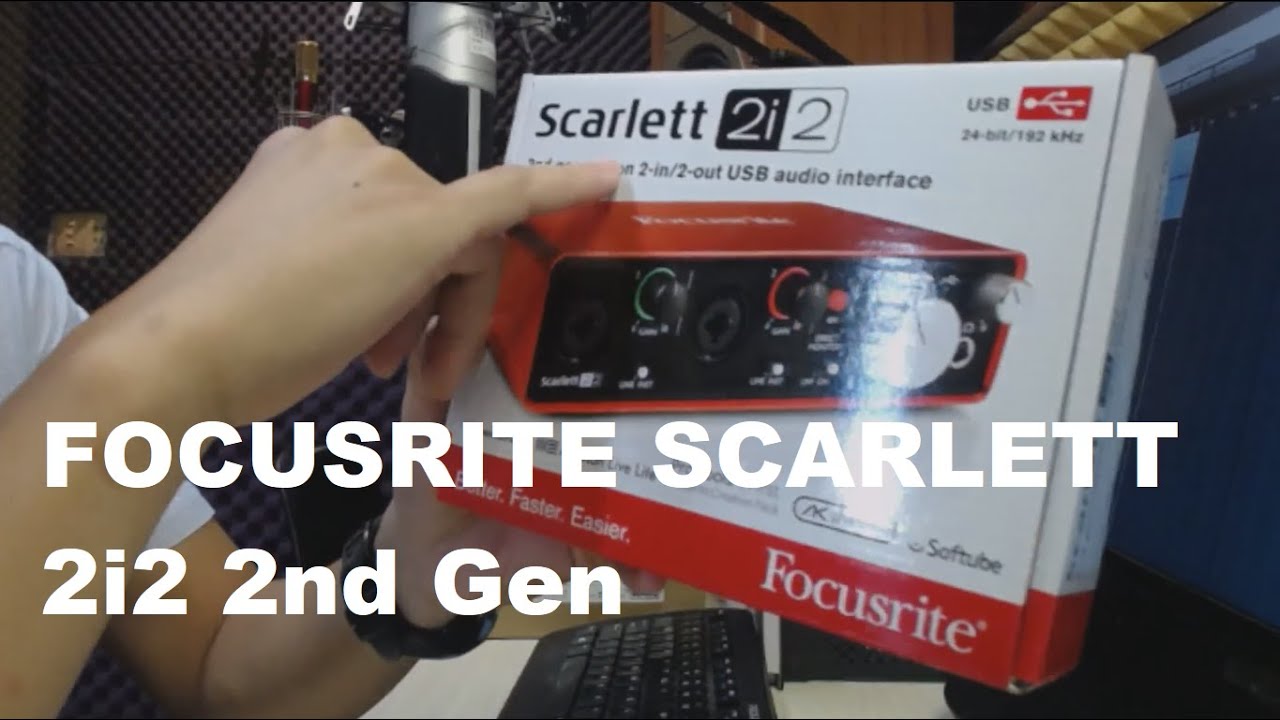 focusrite scarlett 2i2 usb audio interface 2nd gen