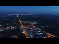 Alezio a 360° al tramonto ripresa col drone
