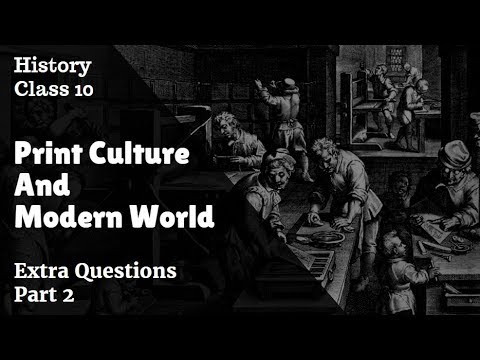 History Chapter 7 Print Culture And The Modern World Cbse Grade 10 In Hindi Part 2