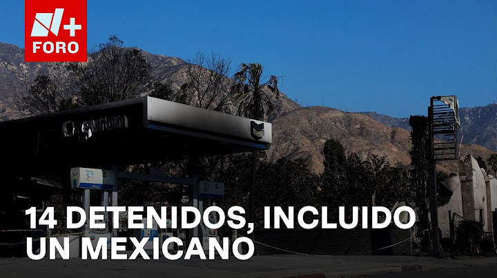 Incendios en Los Ángeles: 14 detenidos, incluido un mexicano indocumentado - A las 3