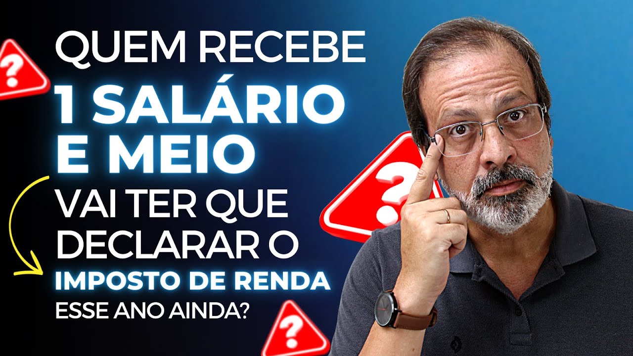 QUEM RECEBE 1 SALARIO E MEIO VAI TER QUE DECLARAR O IMPOSTO DE RENDA EM 2023? YouTube QUEM RECEBE 1 SALARIO E MEIO VAI TER QUE DECLARAR O IMPOSTO DE RENDA EM 2023? YouTube