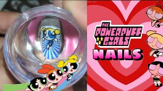 Power Puff Girl Nails / Using GPSTAMPING, CJS, Moyra, Mouteen and Cooi_ _ _ screenshot 2