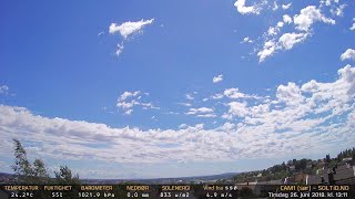 Timelapse Cam 1 - 26. juni 2018