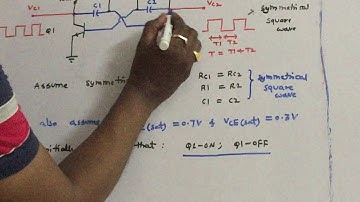 Pulse & Digital Circuits - Astable Multivibrator - Working examples - 2 - UNIT IV