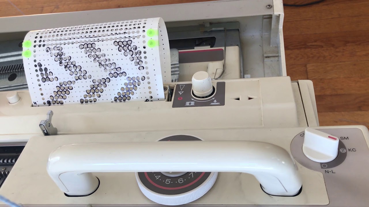 Slip Stitch Punch Card