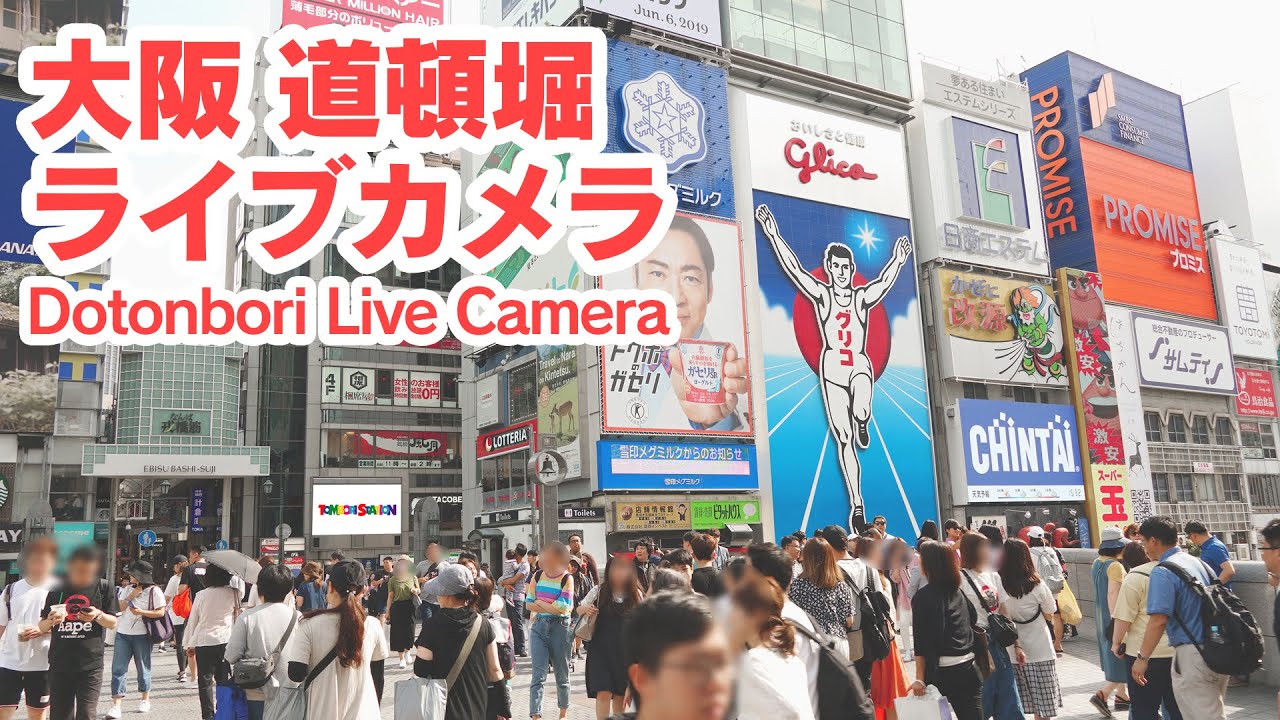 Live 大阪 道頓堀 ライブカメラ Osaka Dotonbori Live Camera Youtube