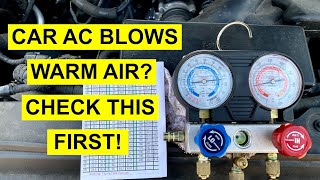 What To Do When Car AC Blows Warm Hot Air - Check This First
