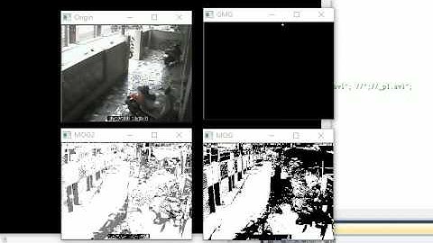 Background subtraction