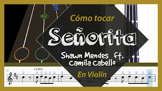 Video thumbnail of "Señorita | Violín🎻 Play along"