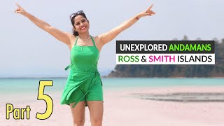 2 Islands connected with White Sand Bar | Ross & Smith Islands Diglipur | North Andaman Islands