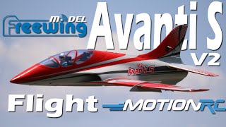 New and Improved Freewing Avanti S V2 Flight | Motion RC