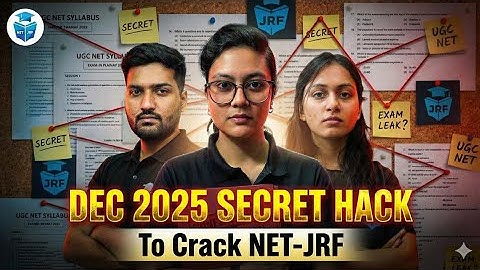 🚀 UGC NET Dec 2025 JRF Strategy EXPOSED! Revision + Mock Tests + Time Management Hacks