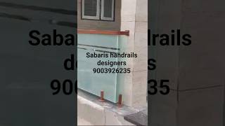 BALCONY GLASS HANDRAILS.  Sabaris handrails designers